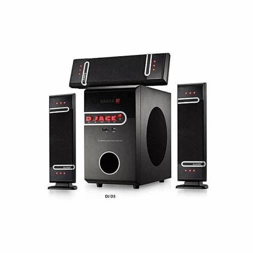 Djack Super Powerful Bluetooth Home Theatre System (D3L) - Black