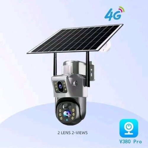 4G SOLAR POWERED CAMERA DUAL LENS