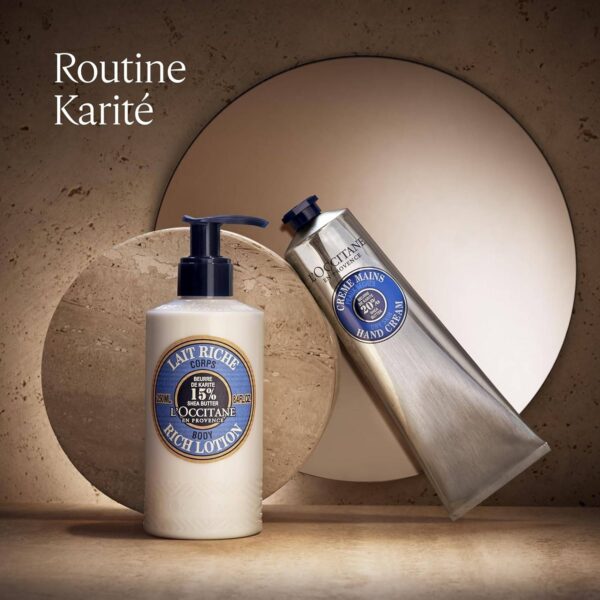 L'OCCITANE Shea Rich Body Lotion 250 ml|15% Fair Trade Shea Butter Moisturiser|48 hour Hydration|